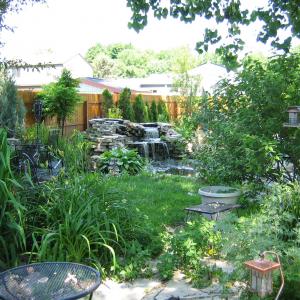 Waterfall for big pond