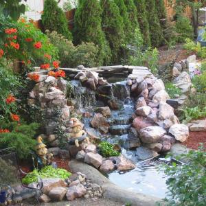 Waterfall for big pond